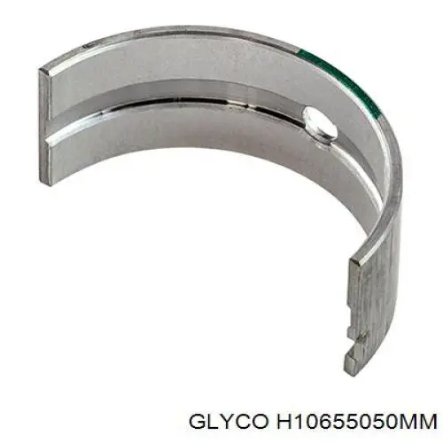 H10655050MM Glyco juego de cojinetes de cigüeñal, cota de reparación +0,50 mm