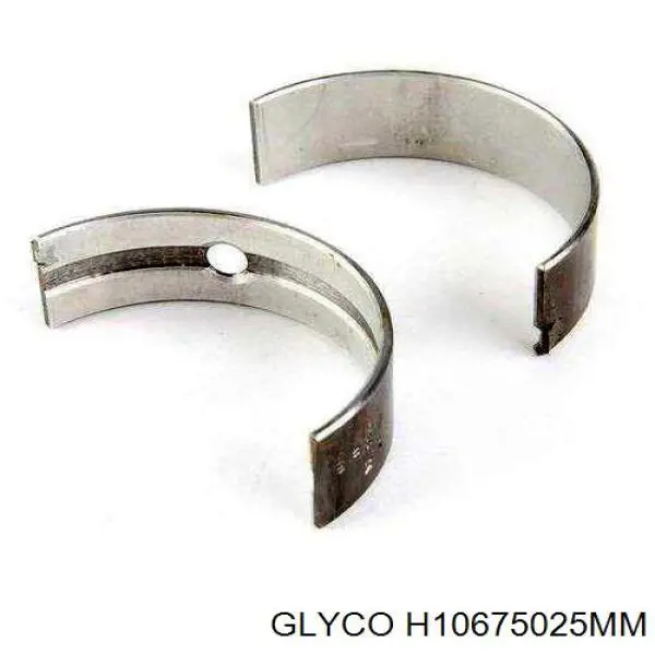 H10675025MM Glyco juego de cojinetes de cigüeñal, cota de reparación +0,25 mm