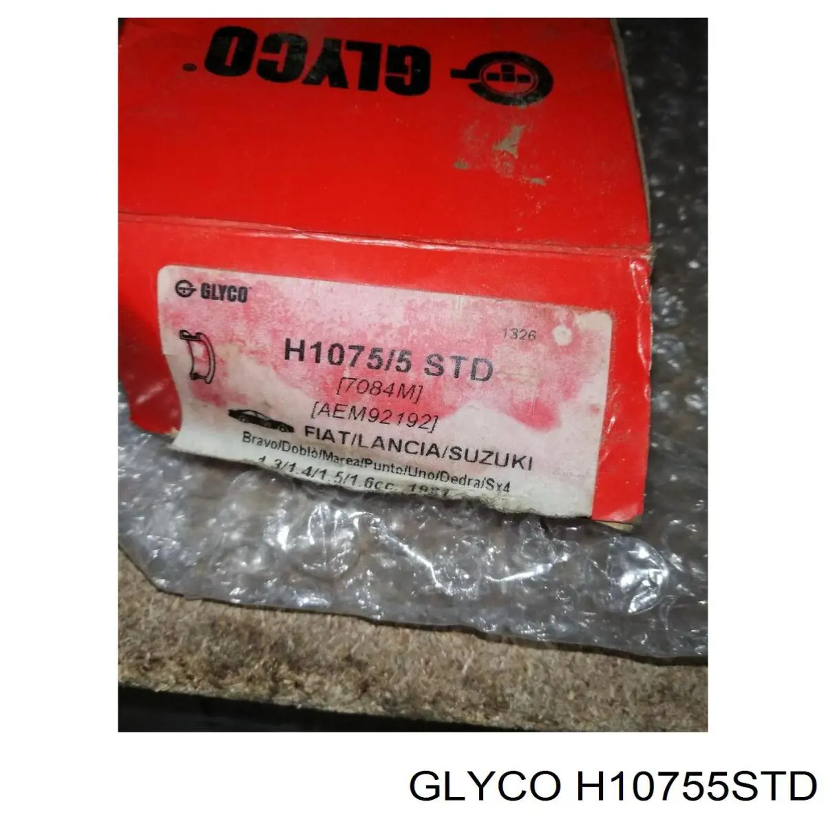 H10755STD Glyco juego de cojinetes de cigüeñal, estándar, (std)