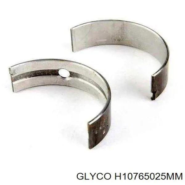 H10765025MM Glyco juego de cojinetes de cigüeñal, cota de reparación +0,25 mm
