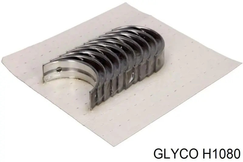 H1080 Glyco juego de cojinetes de cigüeñal, estándar, (std)