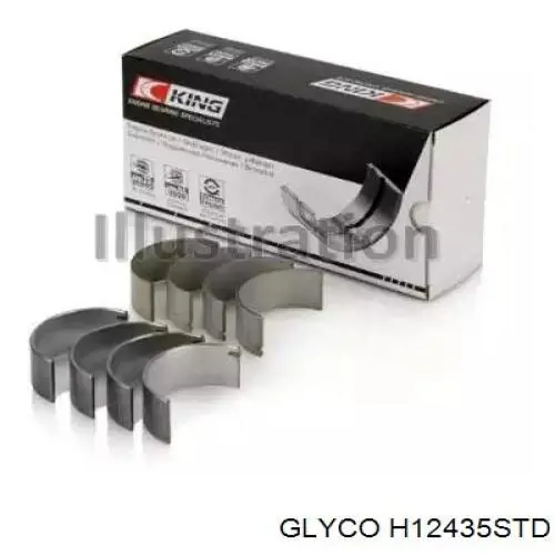 Juego de cojinetes de cigüeñal, estándar, STD Glyco H12435STD precio, desde 22,75 EUR