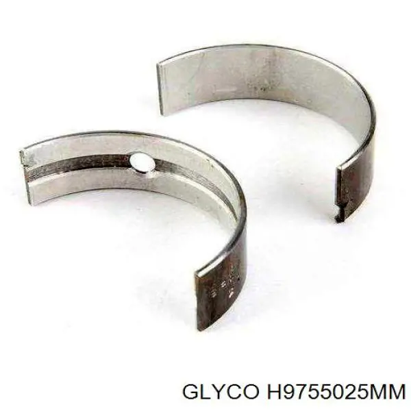 H9755025MM Glyco juego de cojinetes de cigüeñal, cota de reparación +0,25 mm