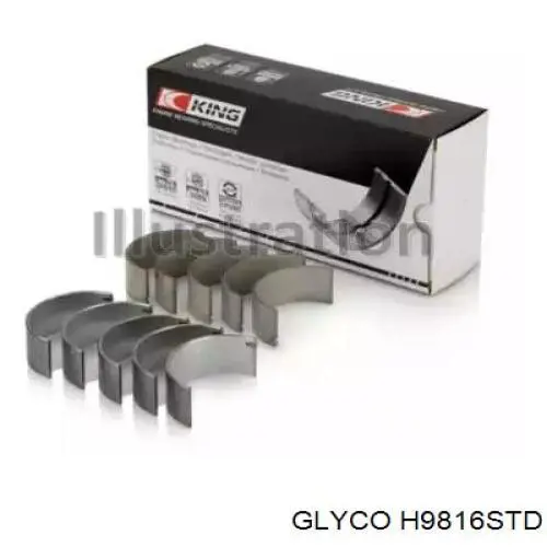 Juego de cojinetes de cigüeñal, estándar, STD Glyco H9816STD precio, desde 38,44 EUR
