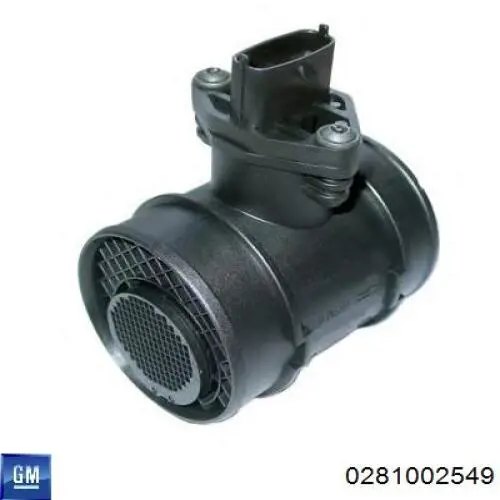 0281002549 General Motors sensor de flujo de aire/medidor de flujo (flujo de aire masibo)