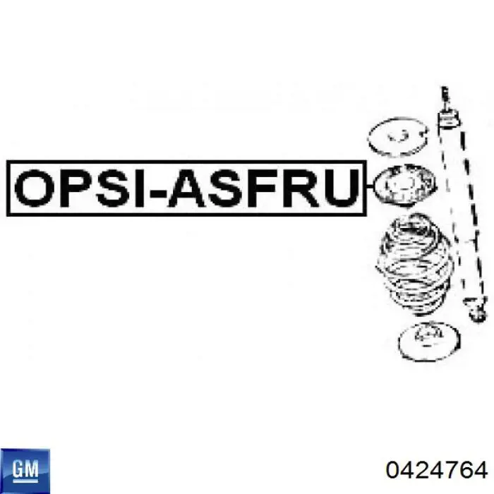 Aislador de resorte trasero superior Kautek OPSM026 precio, desde 8,90 EUR