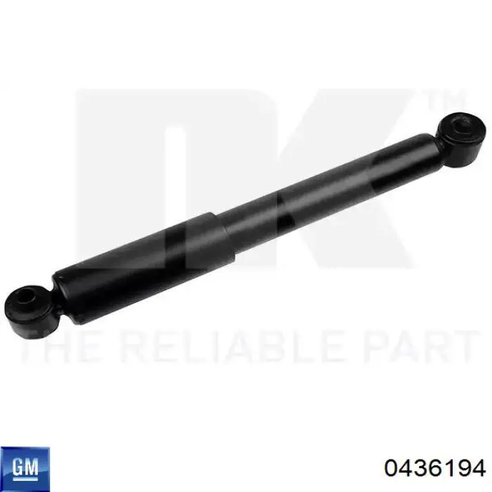 Amortiguador trasero Opel Astra 51, 52, F35, M35