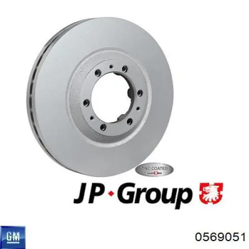 Comprar 0569051 General Motors Freno de disco delantero
