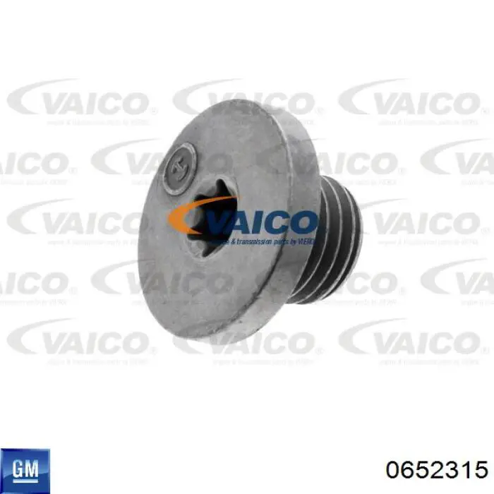 Comprar 0652315 General Motors Tapón del cárter de aceite