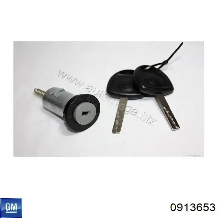 0913653 General Motors Cilindro de cerradura de encendido