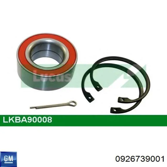 Cojinete de rueda delantero General Motors 0926739001 precio, desde 23,05 EUR