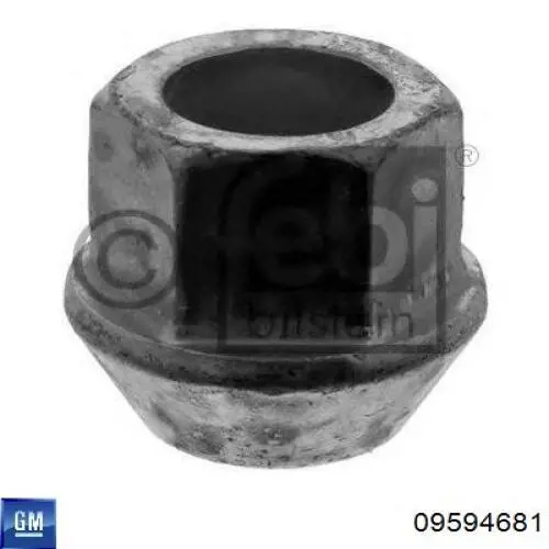 Tuerca seguridad de rueda General Motors 09594681 precio, desde 2,71 EUR
