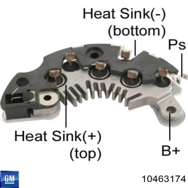 10463174 General Motors alternador