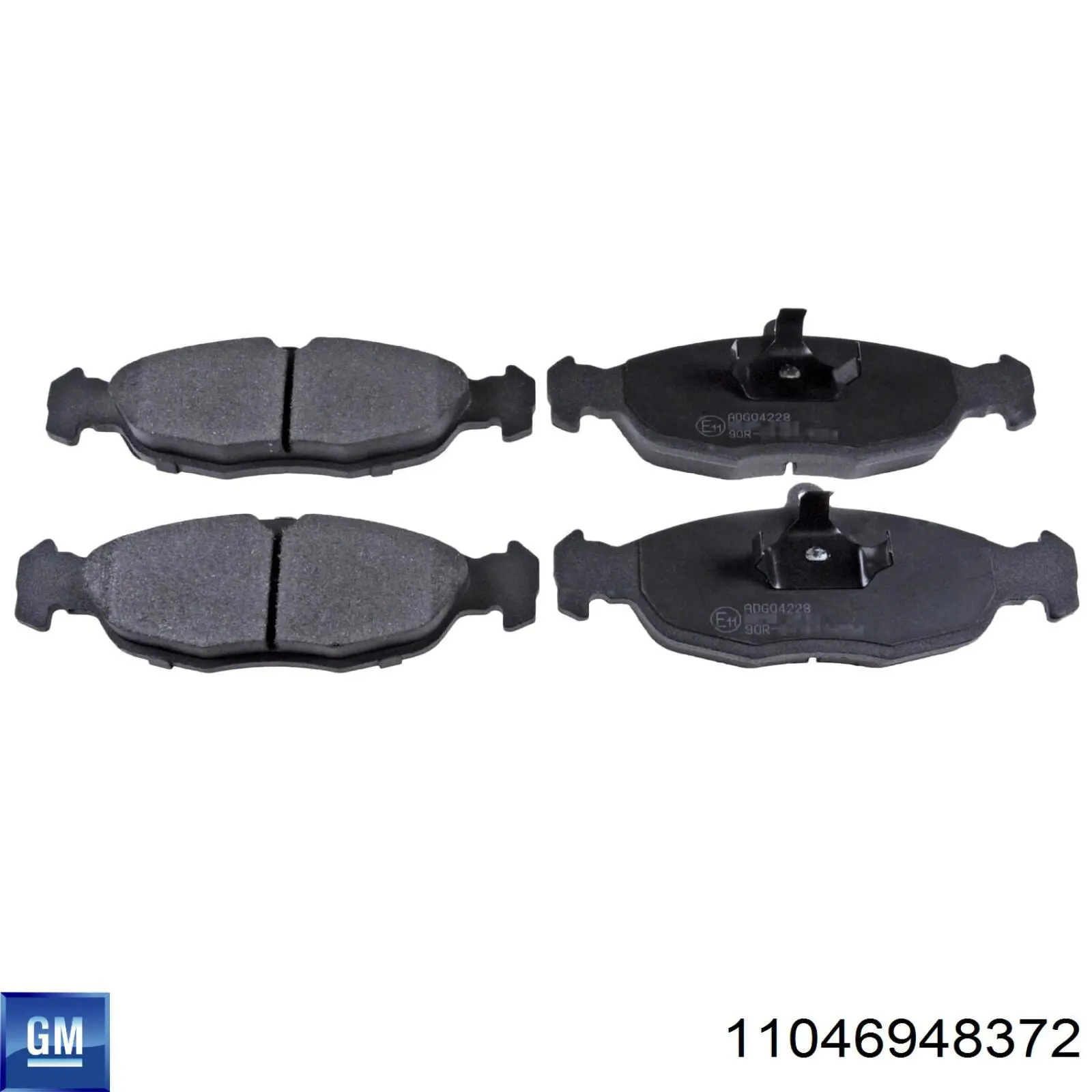 Pastillas de freno delanteras Opel Combo