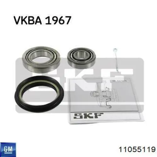 Cojinete exterior de rueda trasera General Motors 11055119 precio, desde 13,70 EUR