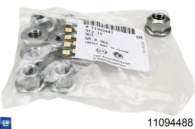 Tuerca del vástago del amortiguador delantero General Motors 0423962 precio, desde 3,74 EUR