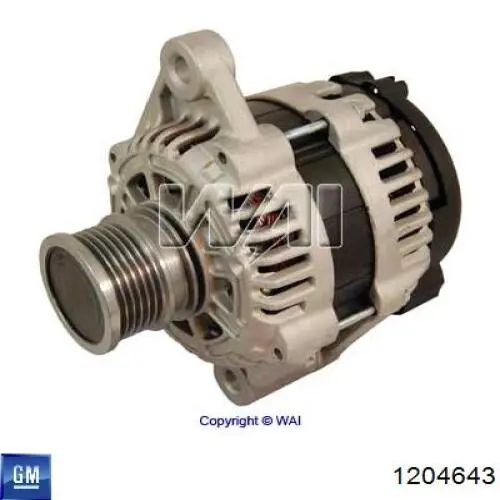 Alternador 1204643 General Motors