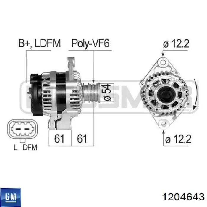 Alternador del motor Opel 0124325172 precio, desde 69,42 EUR