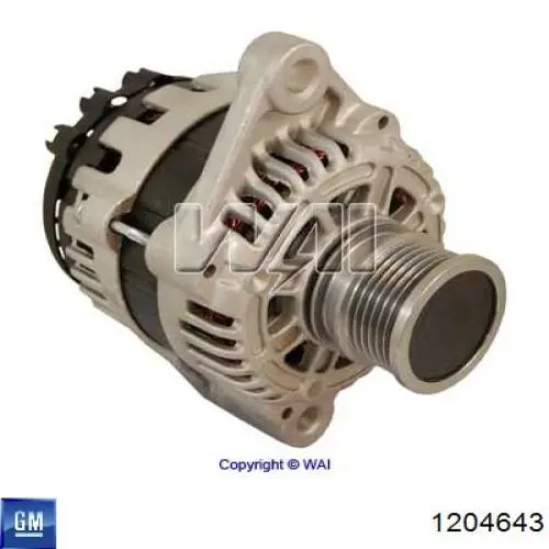 Alternador del motor General Motors 1204643 precio, desde 54,00 EUR