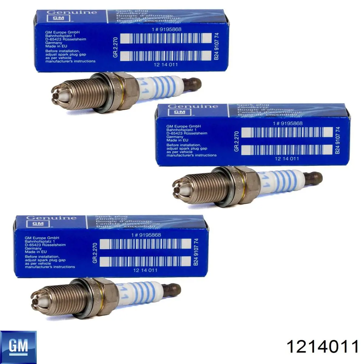 Bujias de encendido Ford 1214011