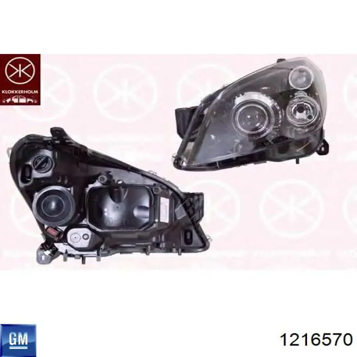 Faro derecho General Motors 1216570 precio, desde 335,41 EUR