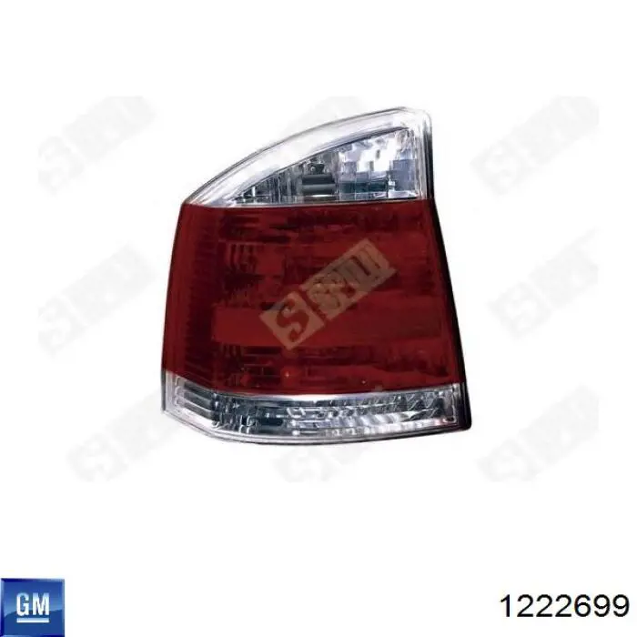 Comprar 1222699 General Motors Piloto trasero derecho