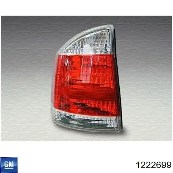 Piloto trasero derecho 1222699 General Motors