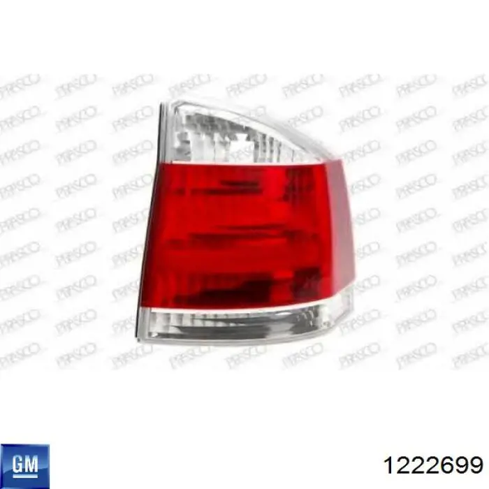 Piloto trasero derecho General Motors 1222699 precio, desde 47,92 EUR