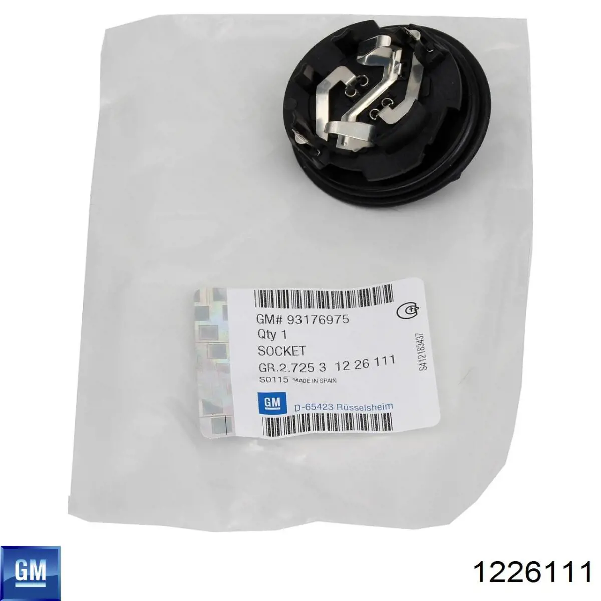 Portalámparas de faro 1226111 General Motors
