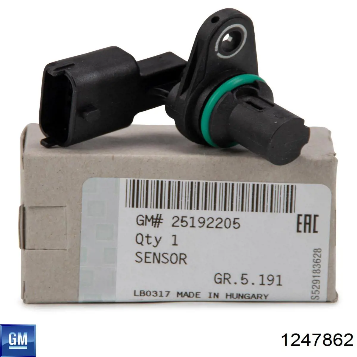 1247862 General Motors sensor de arbol de levas