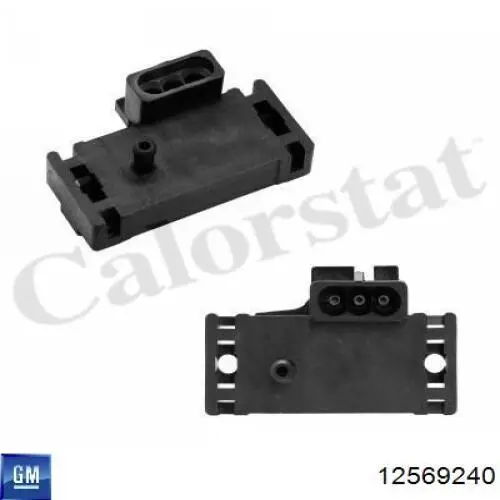 Sensor de presión del colector de admisión 12569240 General Motors