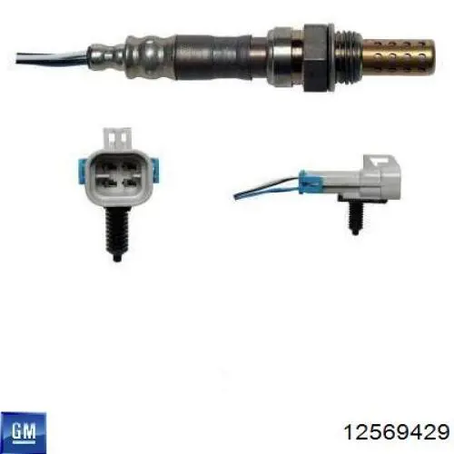 12569429 General Motors sonda lambda sensor de oxigeno para catalizador