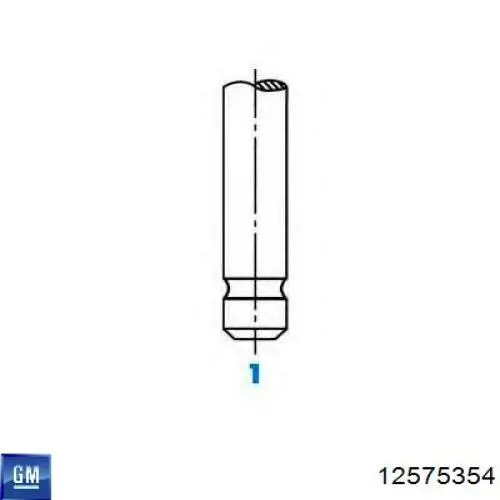 4805283 Opel válvula de escape