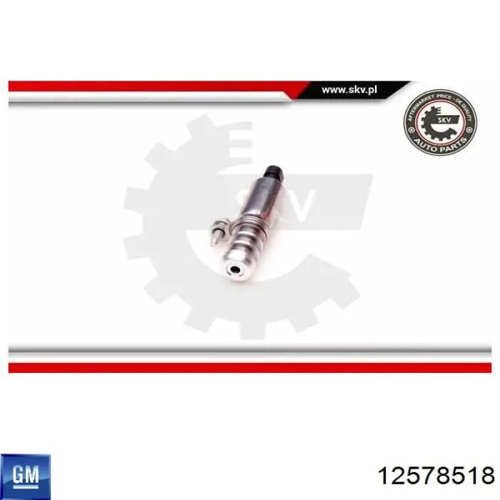 Comprar 12578518 General Motors Válvula solenoide de posición del árbol de levas derecha