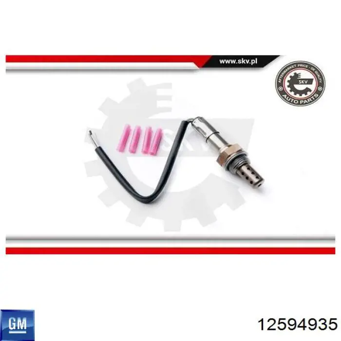 12594935 General Motors sonda lambda sensor de oxigeno para catalizador