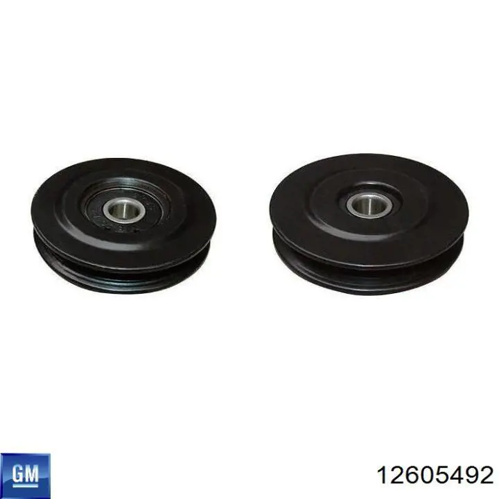 Polea tensora correa poli V 12605492 General Motors