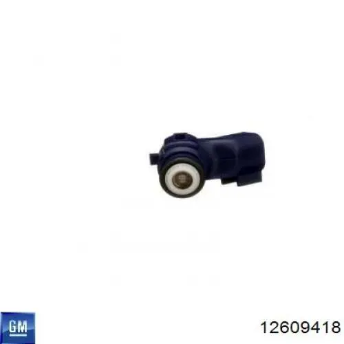 12609418 Opel inyector de combustible