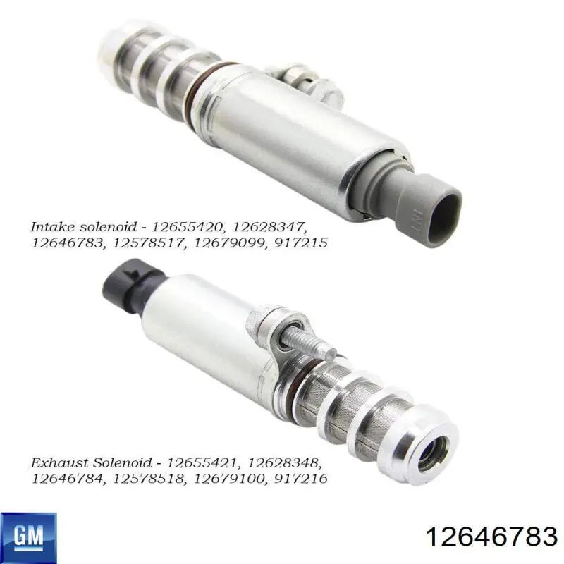 Comprar 12646783 General Motors Válvula solenoide de posición del árbol de levas izquierda