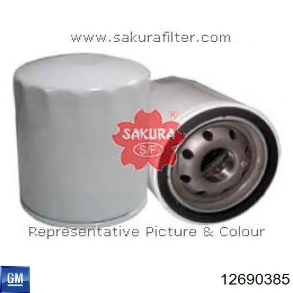 12690385 General Motors Filtro aceite