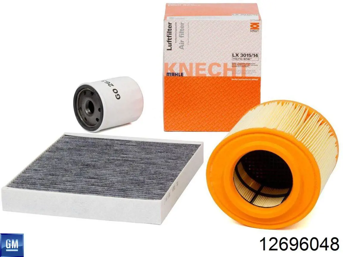 Filtro de aceite 12696048 General Motors