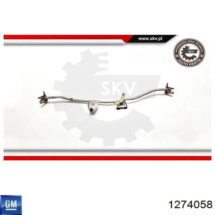 1274058 General Motors Varillaje de limpiaparabrisas