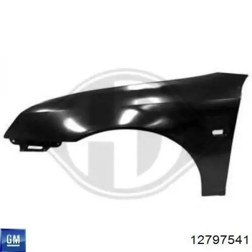 Guardabarros delanteros derecho General Motors 12797541 precio, desde 145,20 EUR