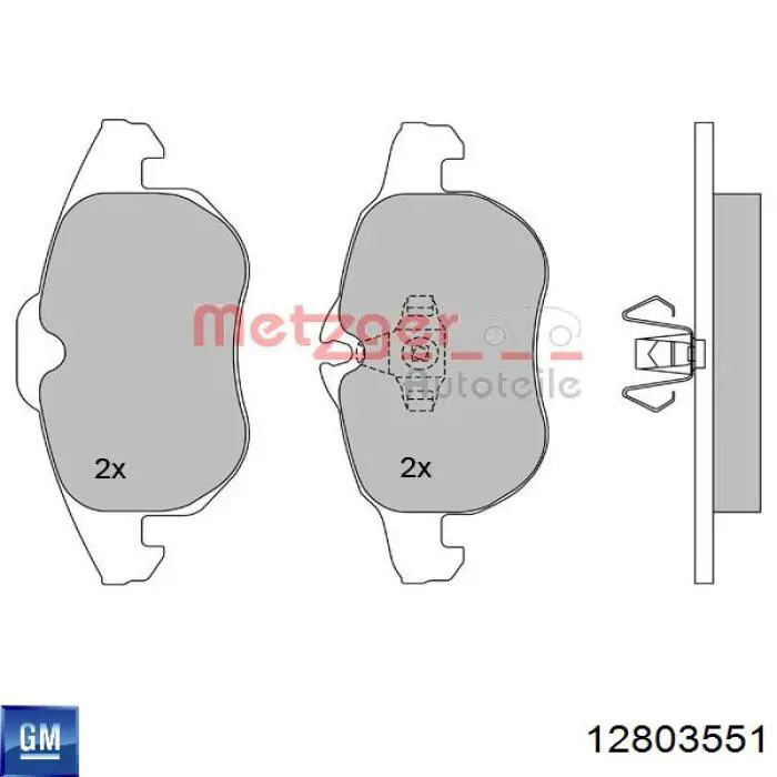Pastillas de freno delanteras Opel Vectra