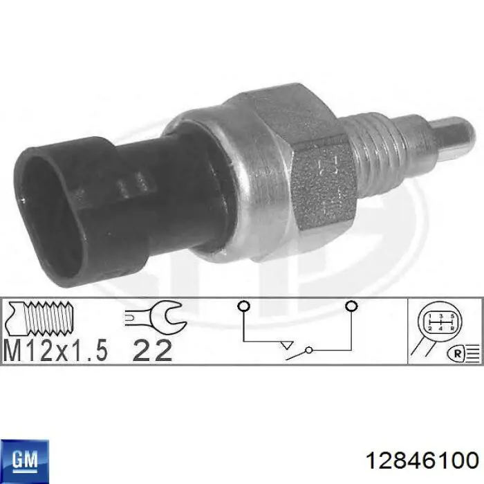Interruptor piloto de marcha atrás General Motors 12846100 precio, desde 9,83 EUR