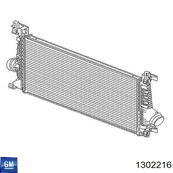 1302216 General Motors radiador de aire de admisión