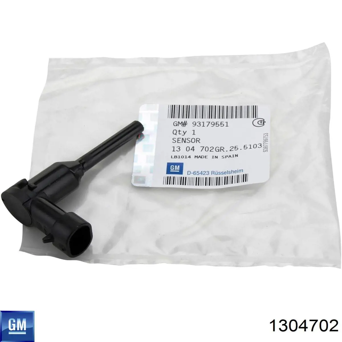 1304702 General Motors Sensor de nivel de refrigerante del depósito