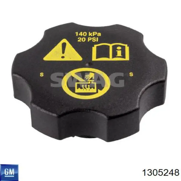 Comprar 1305248 General Motors Tapón depósito de refrigerante