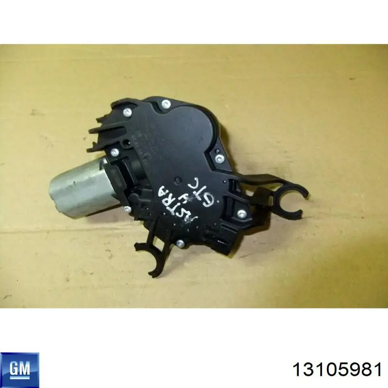 13105981 General Motors motor limpiaparabrisas luna trasera