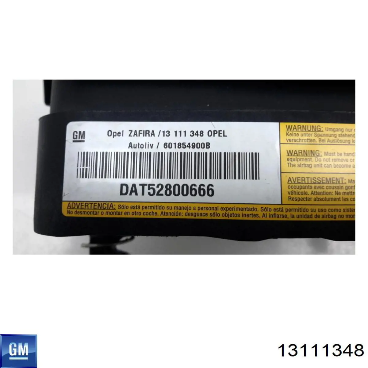13111348 General Motors Airbag de volante