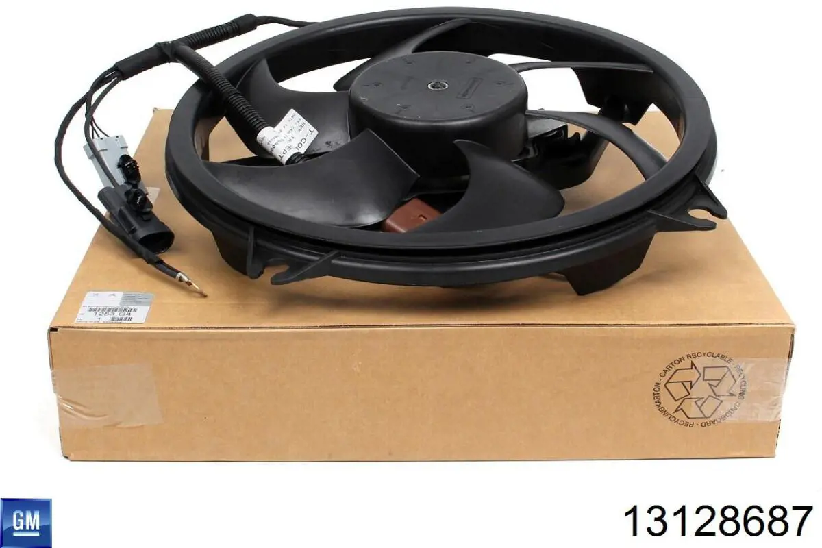 Motor ventilador del radiador 13128687 General Motors